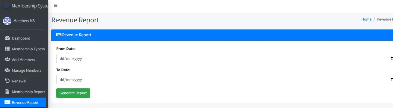 Membership Management system